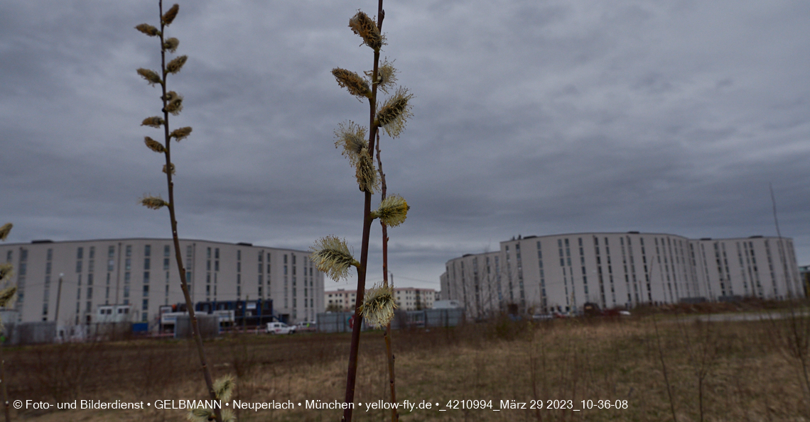 29.03.2023 - Baustelle REVO und Umgebung in Neuperlach
